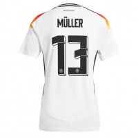 Camiseta Alemania Thomas Muller #13 Primera Equipación para mujer Eurocopa 2024 manga corta